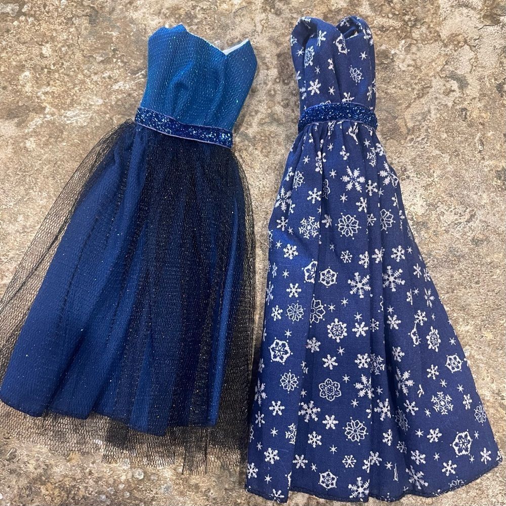 Girls' Navy Blue Sparkle Tulle Dress - Brand: